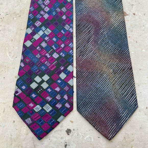 Vintage Missoni Silk Ties Lot of 2 - Picture 2 of 5